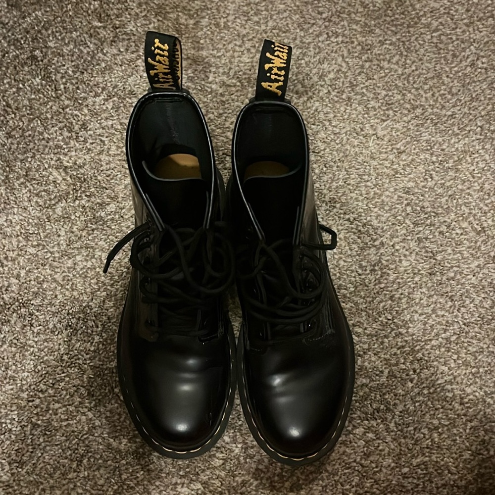 Dr. Martens Black Lace-Up Boots